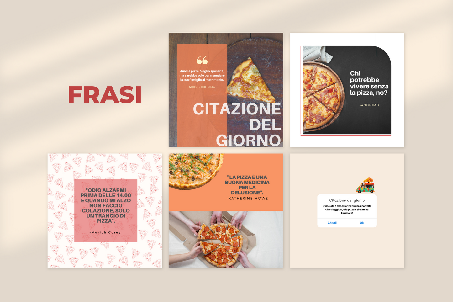 200 Post Social per PIZZERIE - BUNDLE