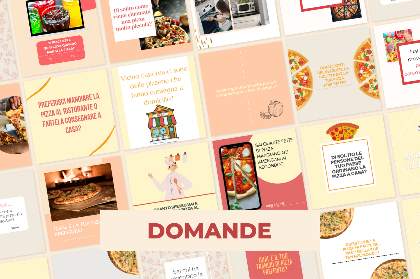 200 Post Social per PIZZERIE - BUNDLE