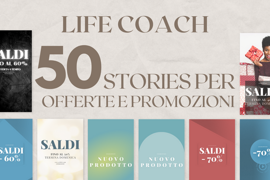 50 Stories Promozionali per Life Coach
