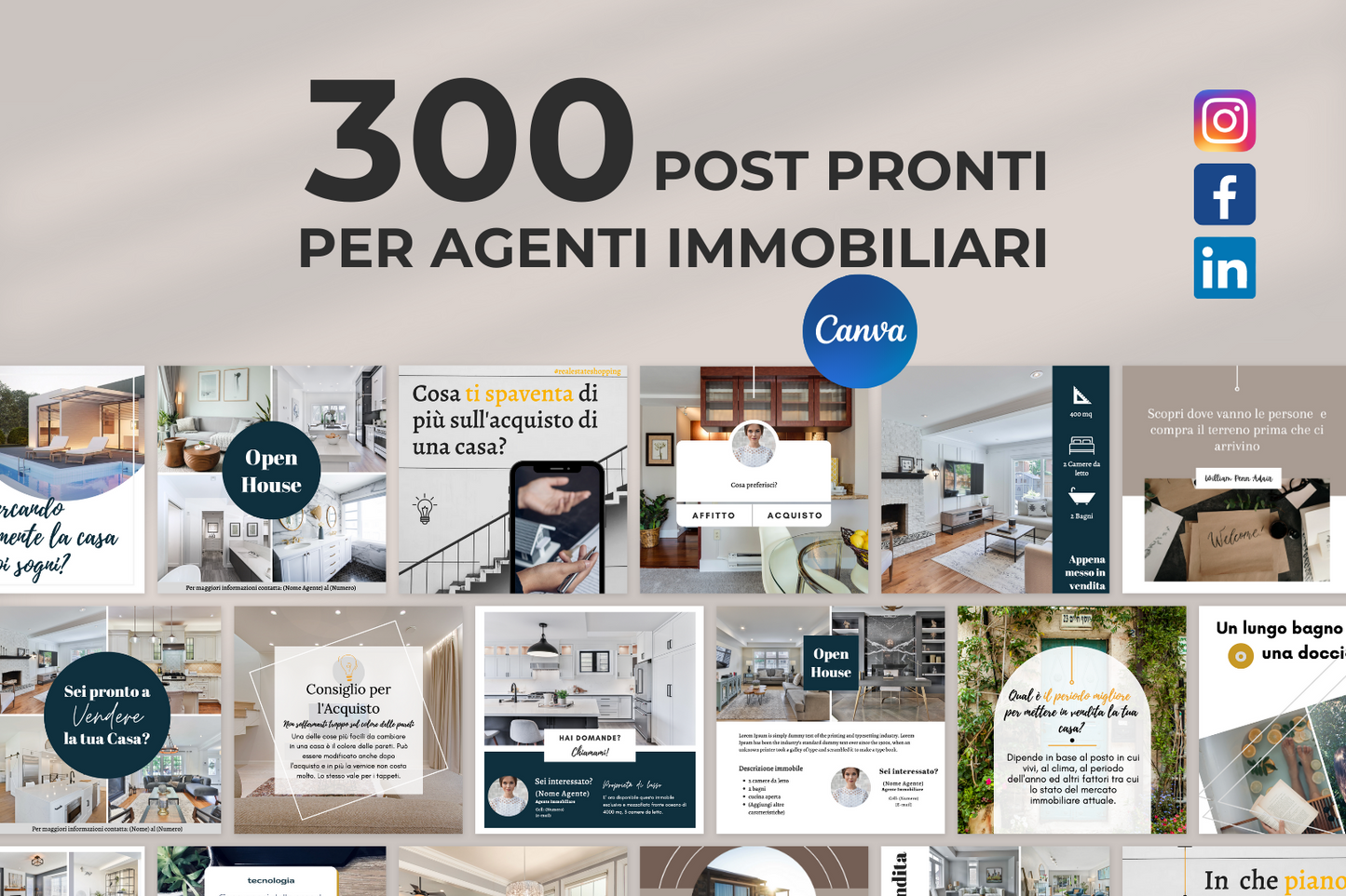 300 Post - Settore Immobiliare - PREMIUM BUNDLE