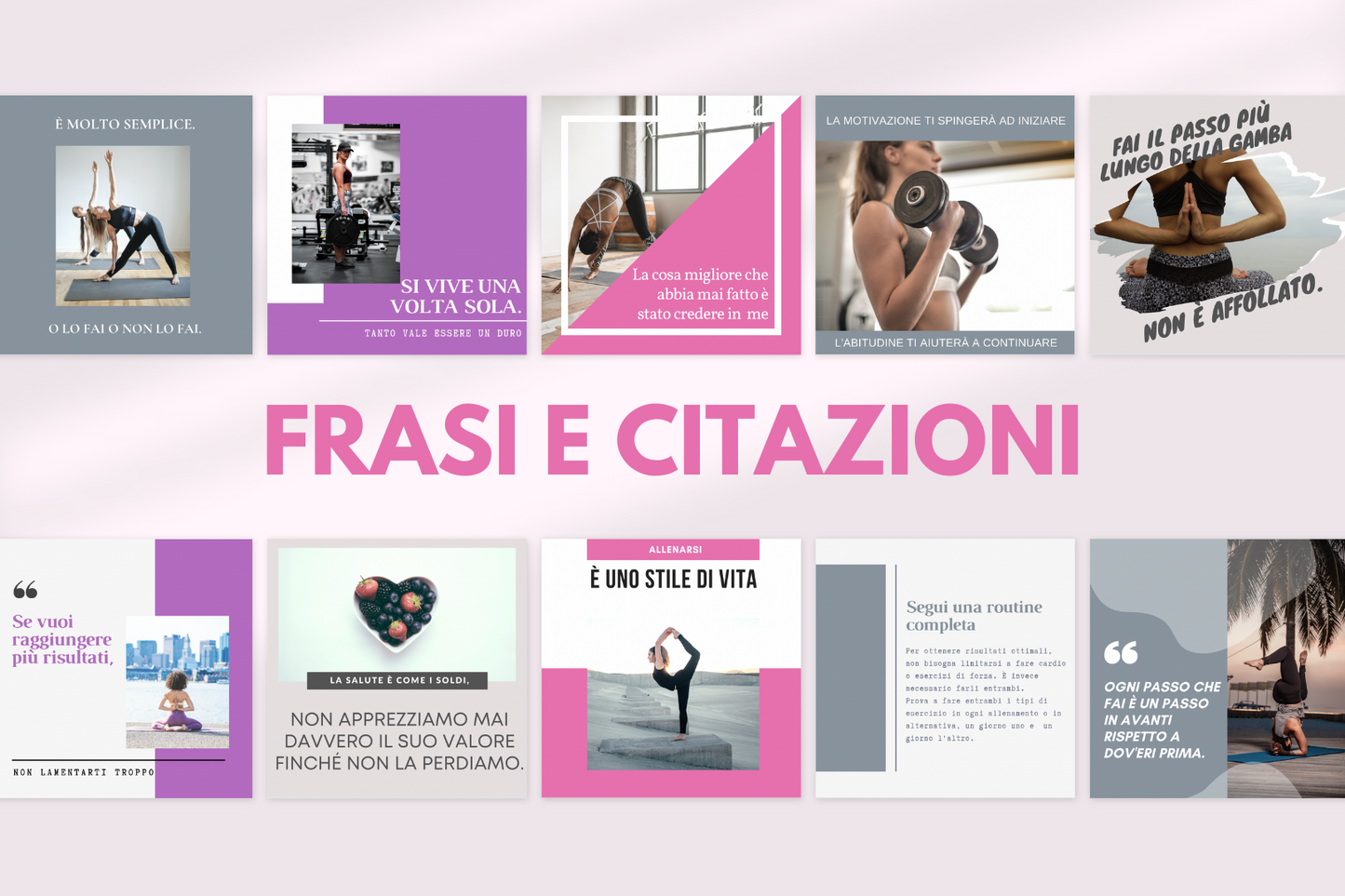 400 Post Social per Personal Trainer (Femminile) - BUNDLE PREMIUM