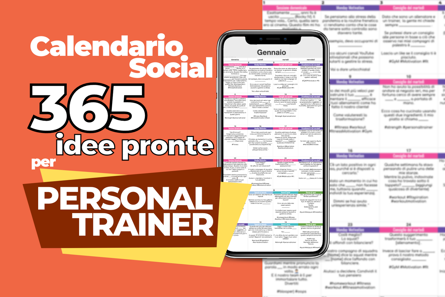 Calendario Social per Personal Trainer