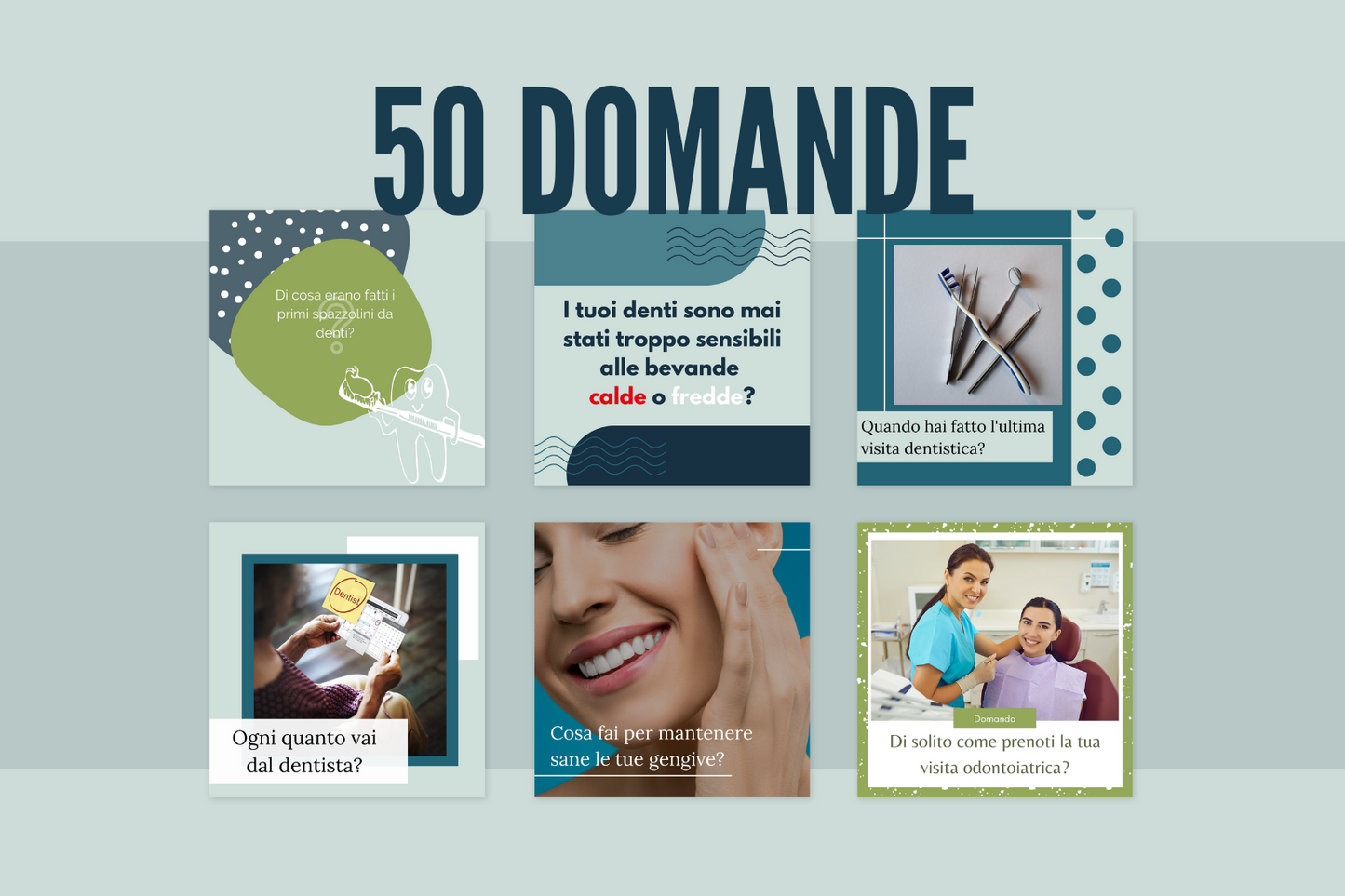 200 Post Social per Dentisti - BUNDLE