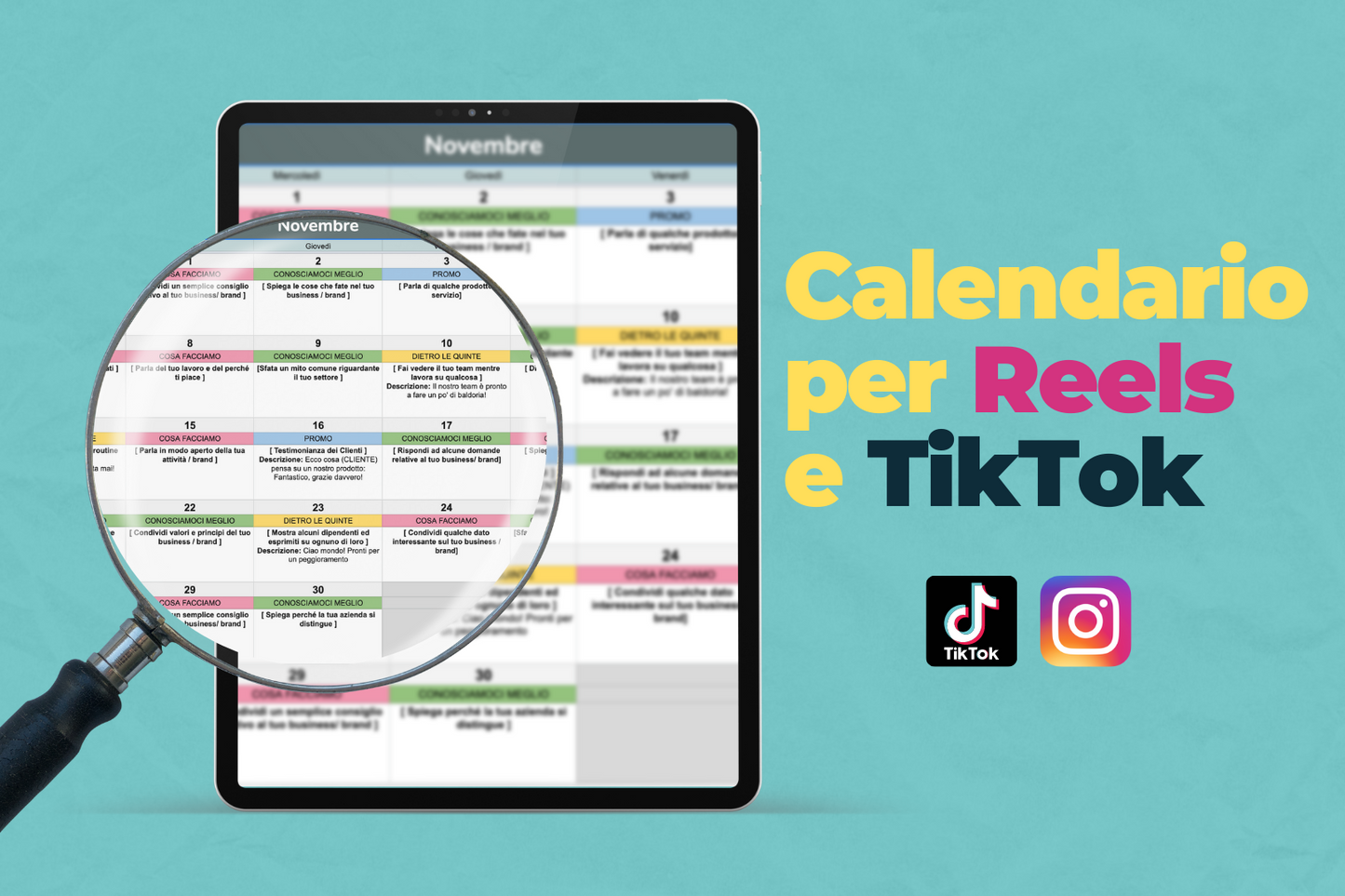 Calendario per Reels & TikTok - 365 IDEE PRONTE (2023)