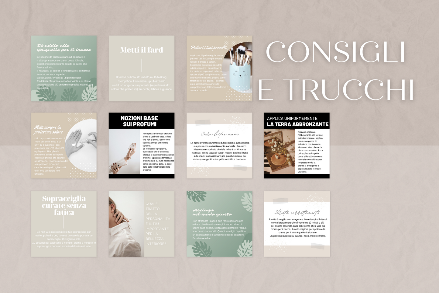 400 Post Social Media per Saloni di Bellezza - PREMIUM BUNDLE