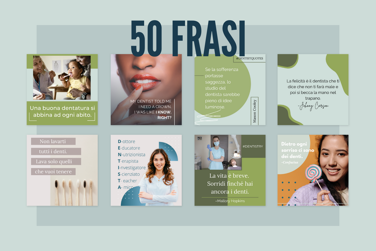 200 Post Social per Dentisti - BUNDLE