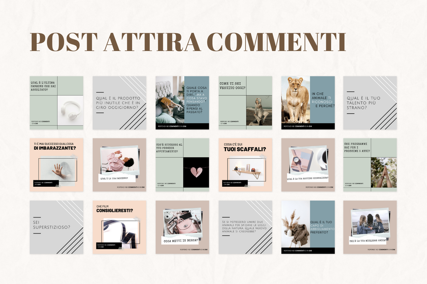 400 Post Social per Lifestyle Blogger & Influencer - BUNDLE