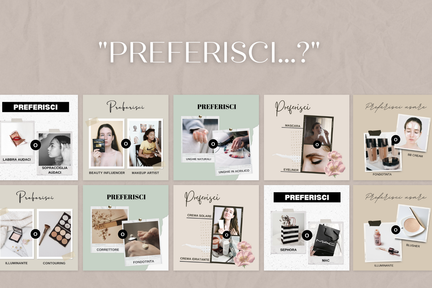 400 Post Social Media per Saloni di Bellezza - PREMIUM BUNDLE