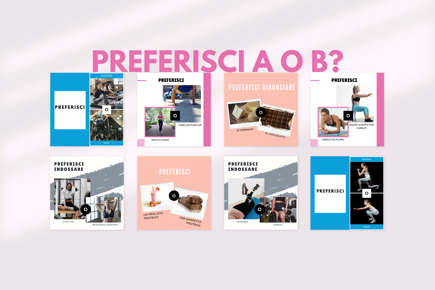 400 Post Social per Personal Trainer (Femminile) - BUNDLE PREMIUM