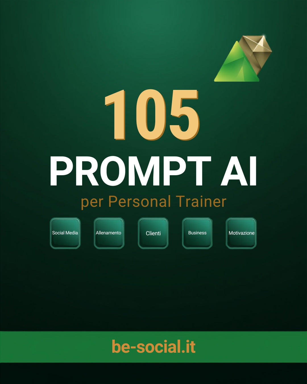 105 Prompt AI per Personal Trainer — ChatGPT e Claude Pack — be-social.it