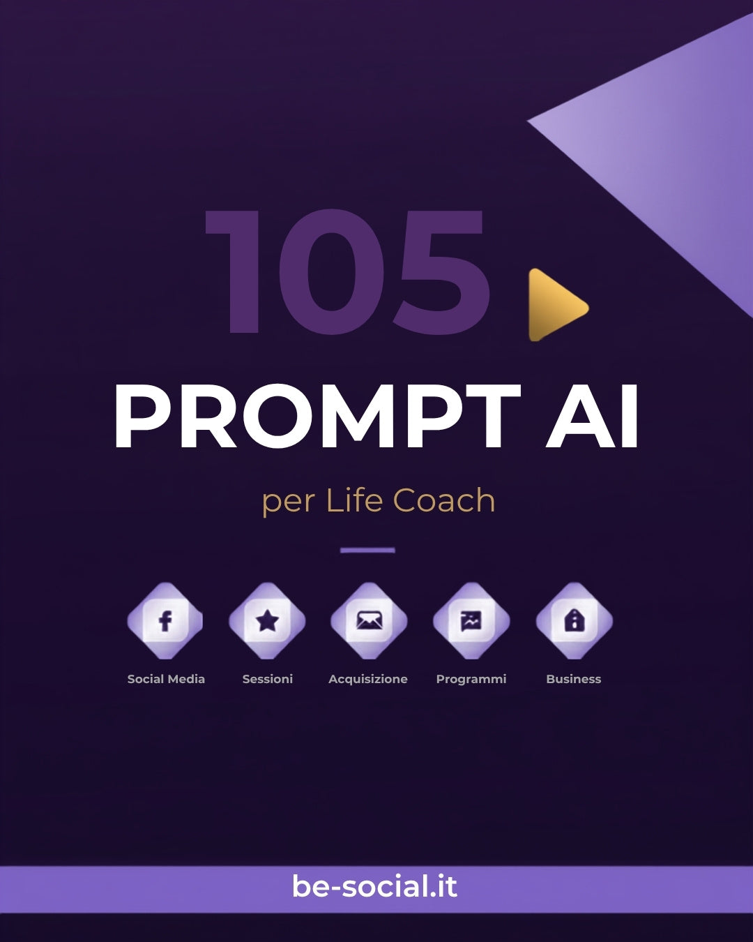 105 Prompt AI per Life Coach — ChatGPT e Claude Pack — be-social.it