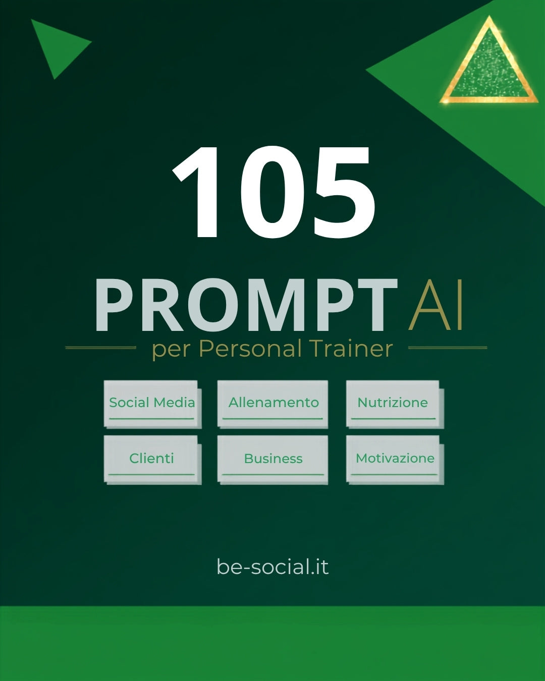 105 Prompt AI per Personal Trainer — variante grafica 3