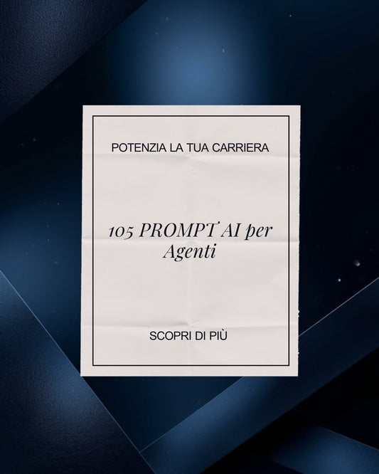 105 Prompt AI per Agenti Immobiliari — ChatGPT e Claude Pack — be-social.it