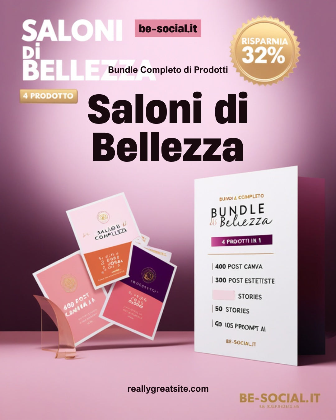 Bundle Completo Saloni di Bellezza — be-social.it