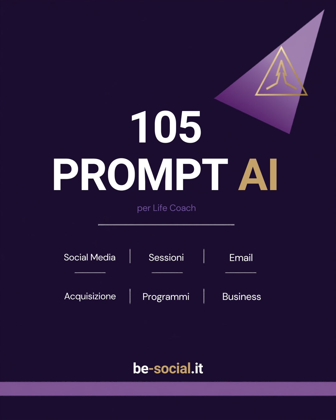 105 Prompt AI per Life Coach — variante grafica 3