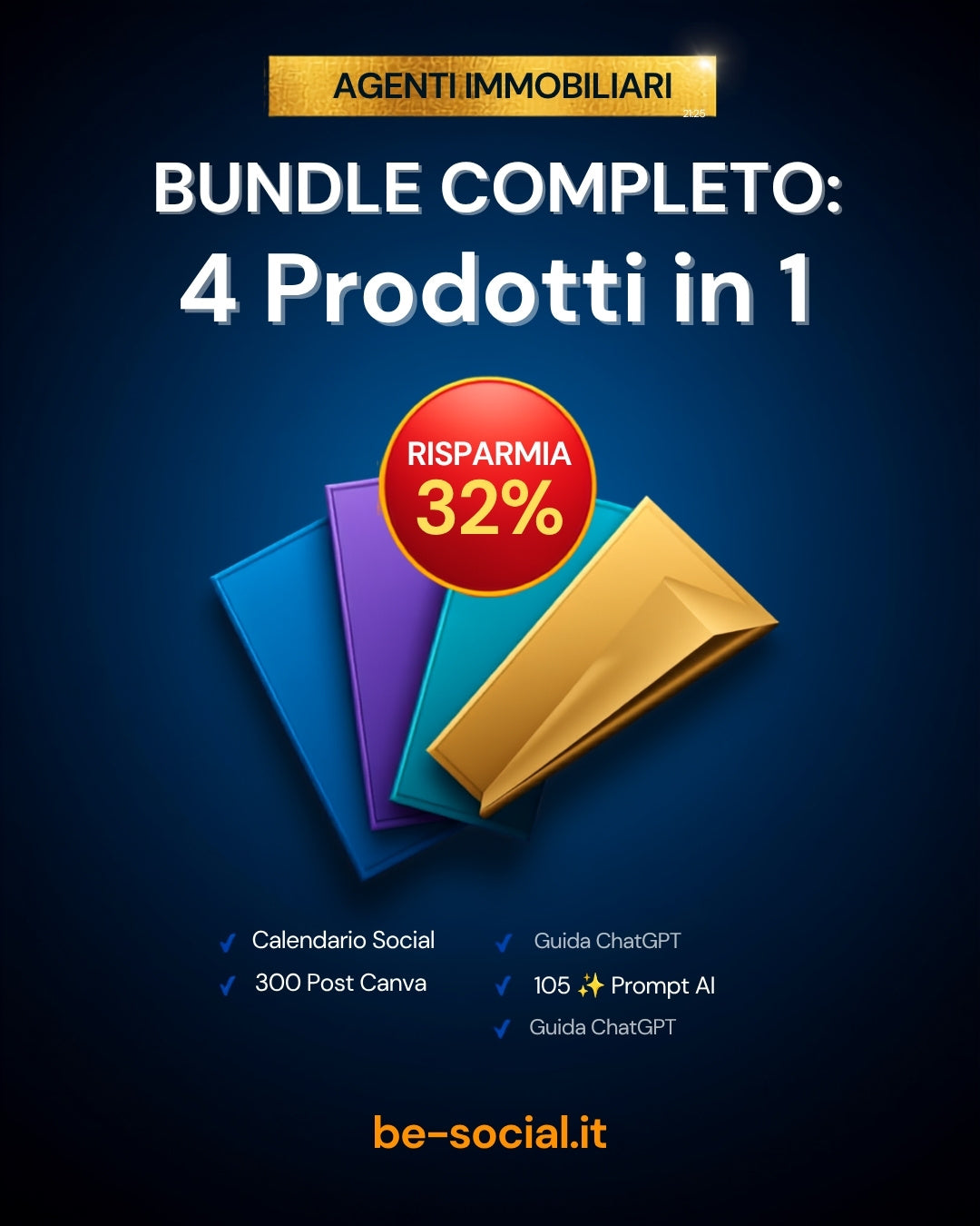 Bundle Completo Agenti Immobiliari — be-social.it