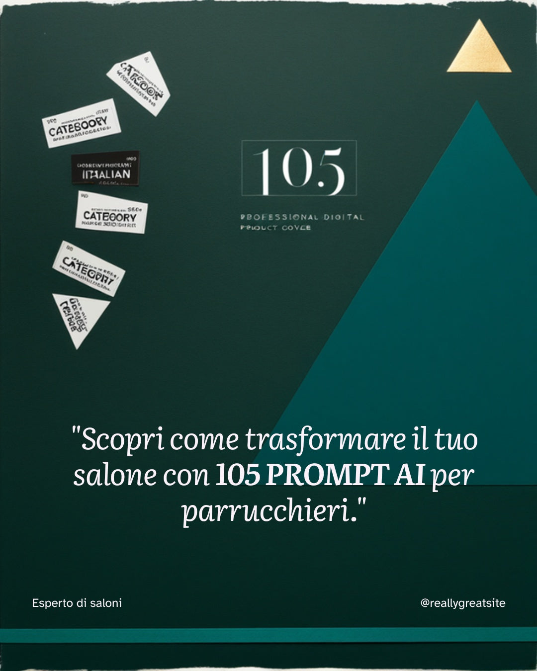 105 Prompt AI per Parrucchieri — variante grafica 4