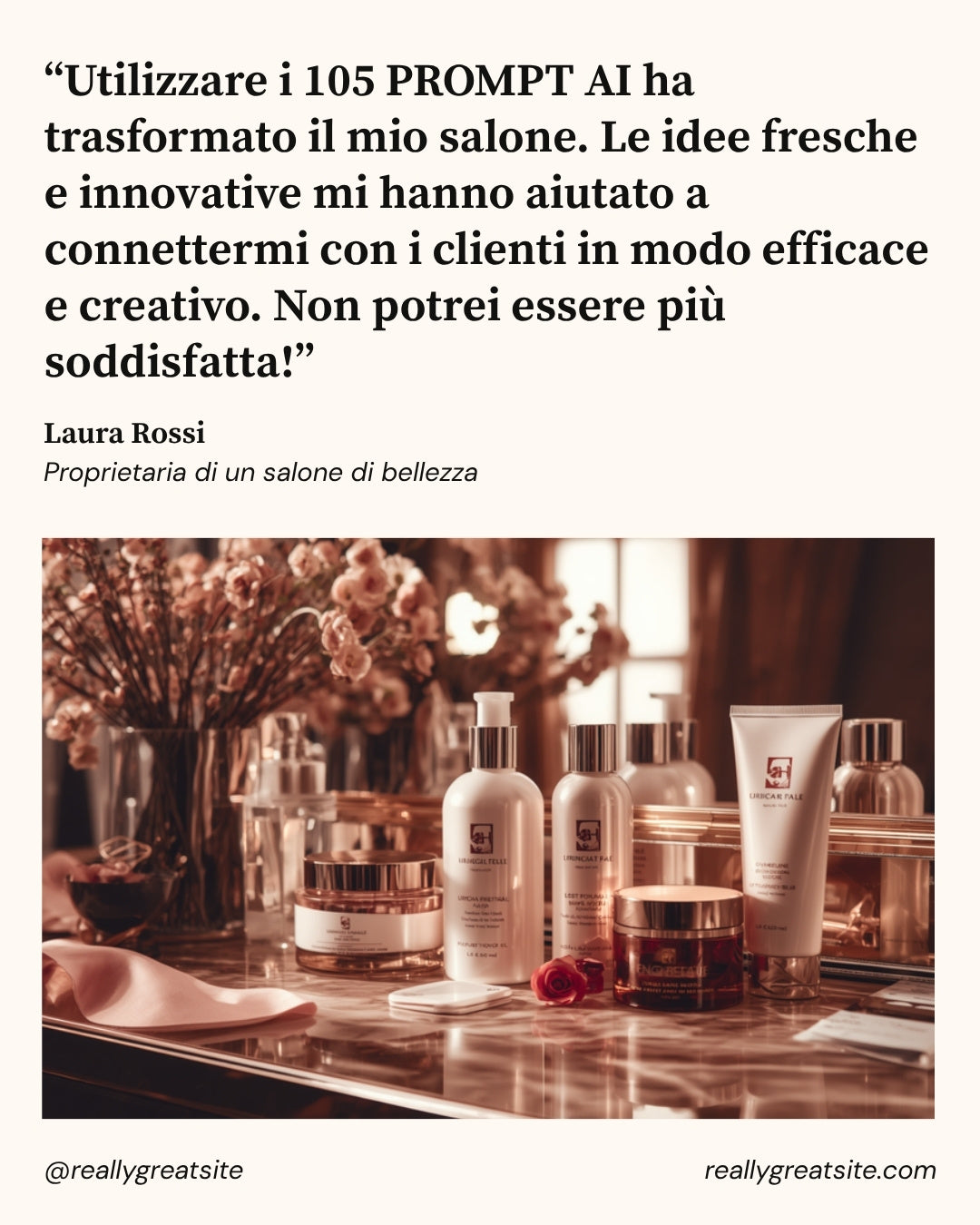 105 Prompt AI per Saloni di Bellezza — variante grafica 4