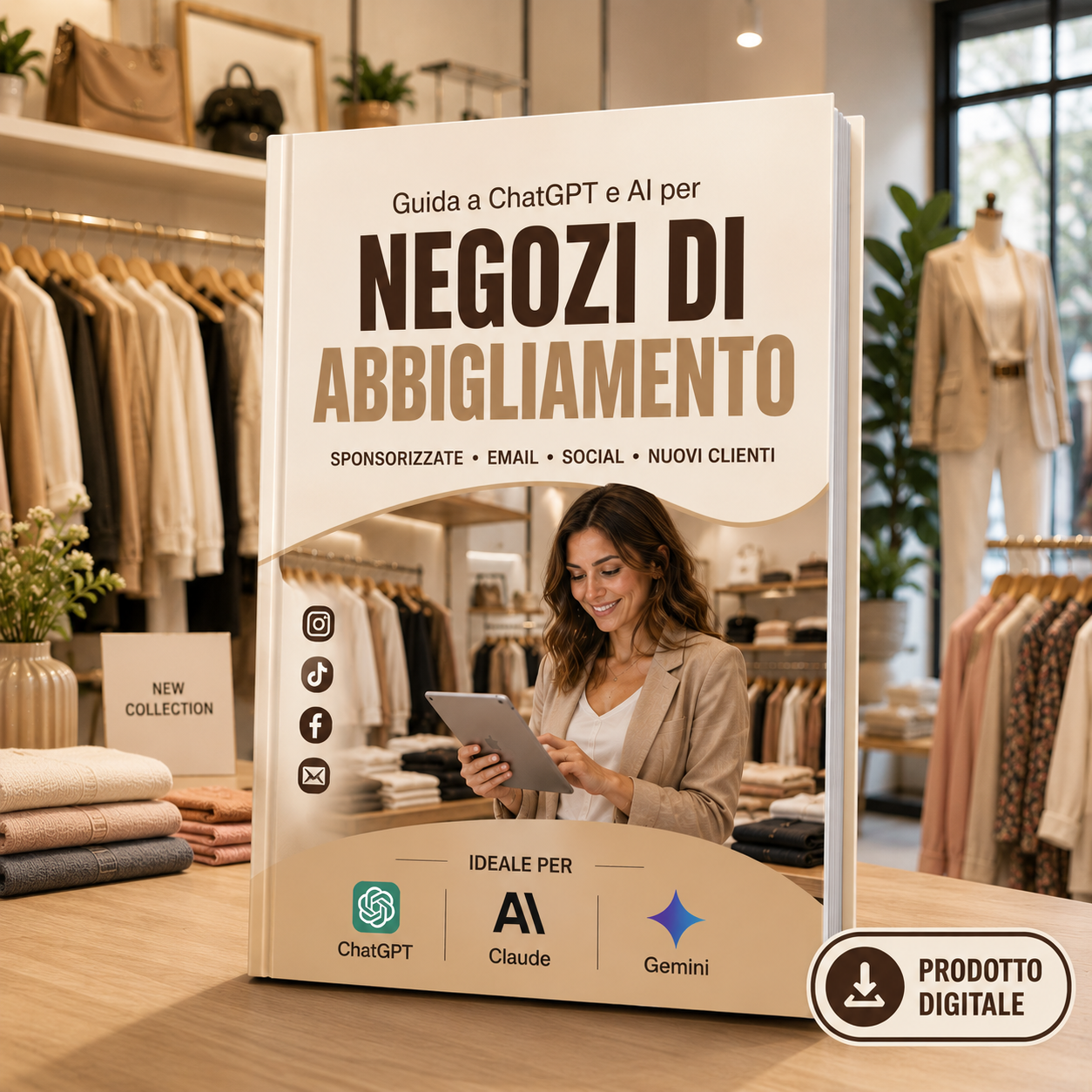 ChatGPT, Claude e Gemini per Negozi di Abbigliamento: La Guida Completa all'AI nella Moda